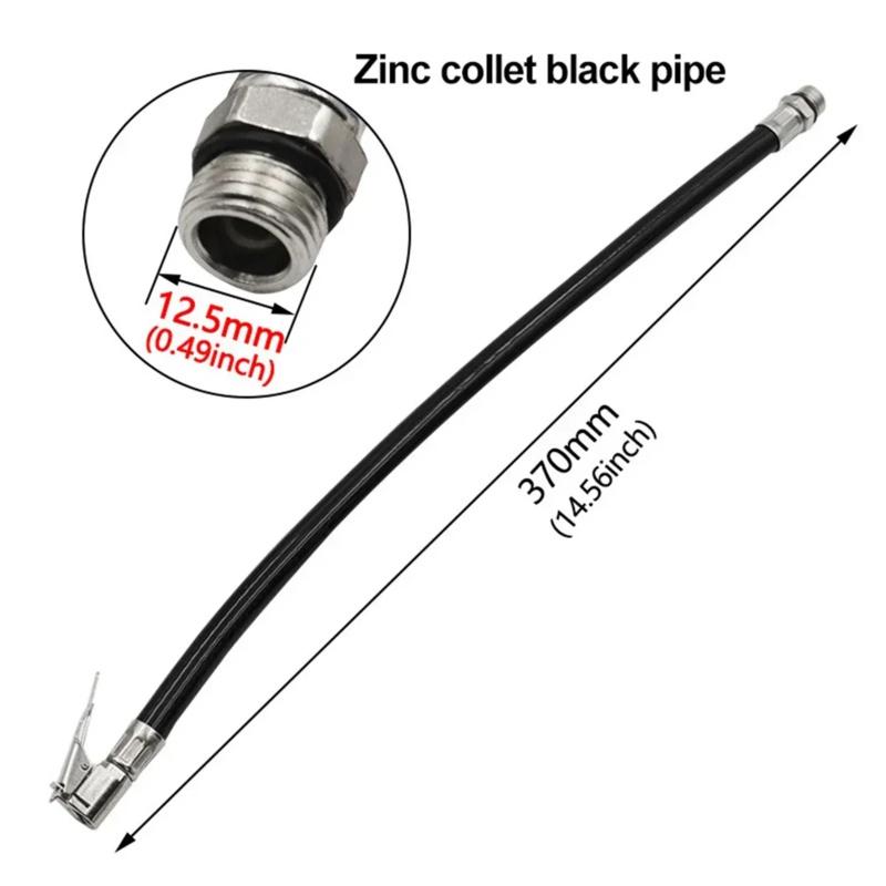 Для воздушных компрессоров Надувная трубка 14,56 дюйма Взрывозащищенная Черная Синяя Надувная трубка Шланг для накачивания автомобильных шин