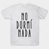 Женская футболка No Dormi Nada 2 с принтом Харадзюку Каваии Летняя футболка с коротким рукавом Женская футболка Топ