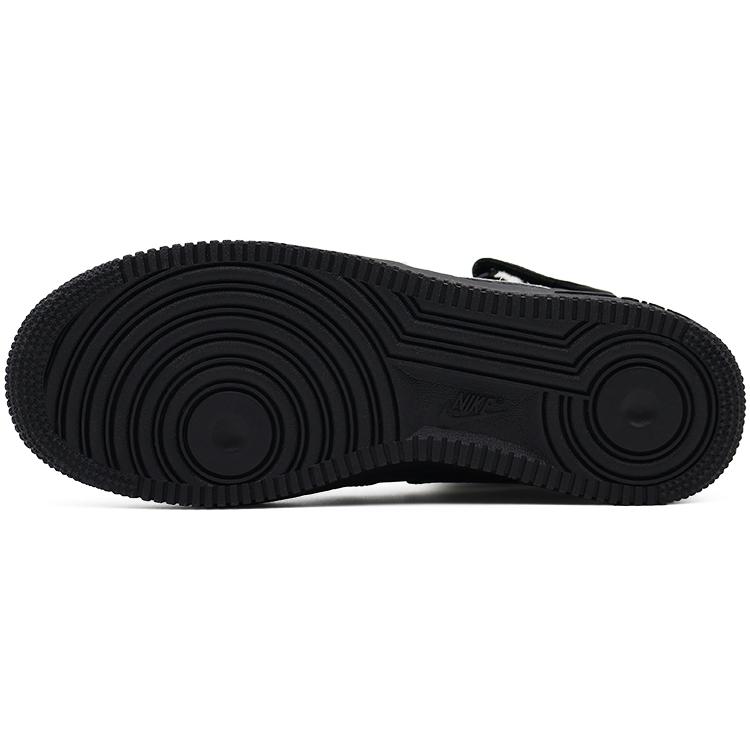 Nike Nike Air Force 1 Нескользящие Износостойкие Средней Высоты Скейтбордические Кроссовки Унисекс Черно-Белые CW2289-001(Команда91- S02)