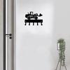 1pc Front End Loader Key Rack Hanger 9/6 Inch Wide Metal Wall Hook for HomeBedroom/Living Room/Home Decoration Wall Sticker
