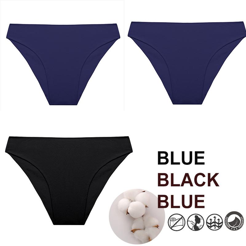FINETOO 3 шт./компл. трусики M-XXL женское хлопковое нижнее белье женское нижнее белье сексуальное женское нижнее белье трусики для девочек 7 однотонных цветов