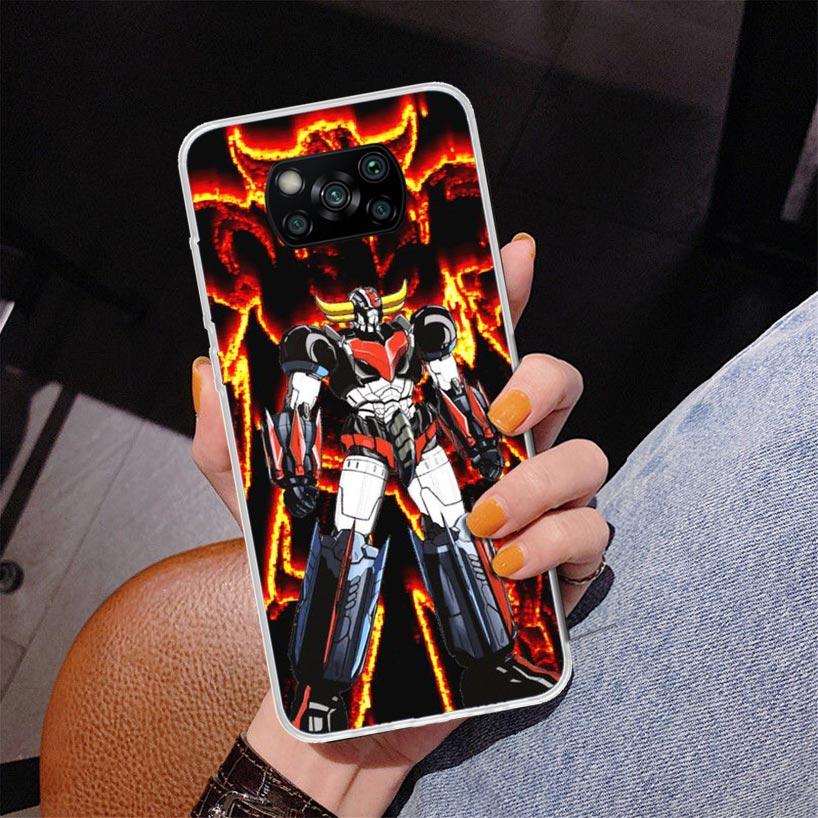 Manga Mazinger Z Anime Phone Case For Xiaomi Poco X7 X6 X5 Pro F7 Ultra Redmi 15C 15 13C 13 12C 12 10 10A 10C 9 9A 9C 9T Cover P