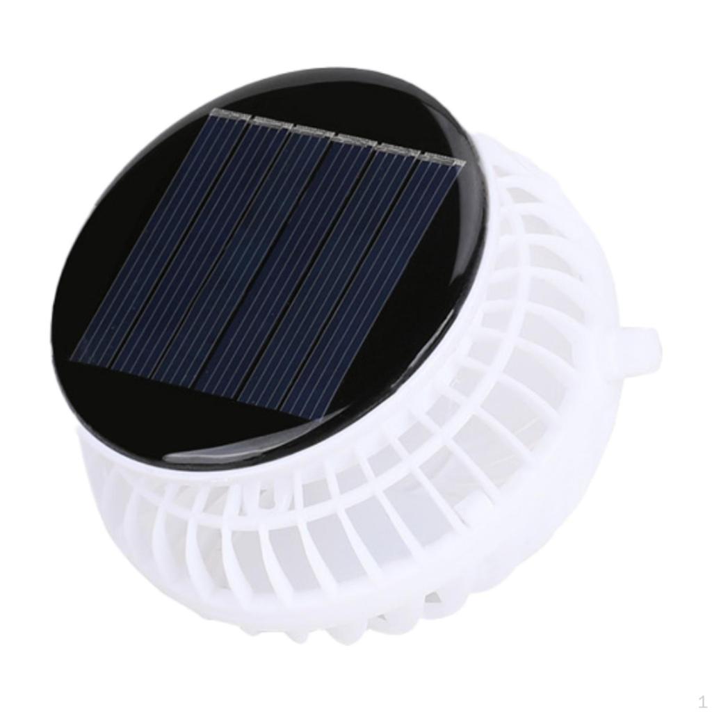 Portable Solar Fan for Outdoor Use USB Compatible Fishing Hat Travel Camping