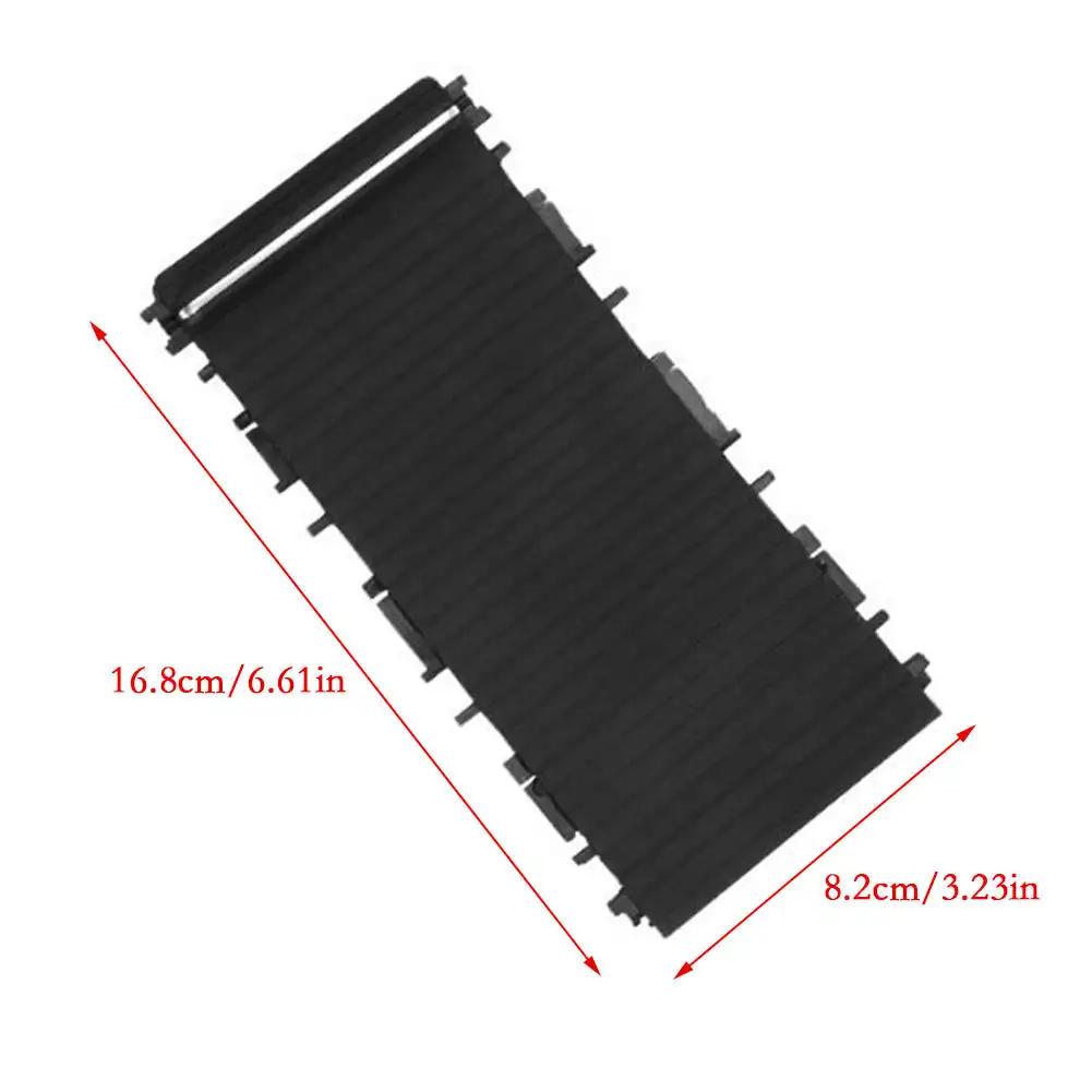 Подстаканник для автомобиля, крышка лотка для хранения на задней консоли, крышка центральной консоли, раздвижная шторка для BMW E46 3 серии 1998-2005