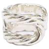 Hermes Ag925 Torsade Motif Osmoz Twist Parade Ring Ring 50 SilverUsed