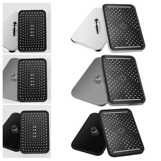 Насадка для дождя из нержавеющей стали, насадка для душа с дождем, большой водопад, квадратная насадка для душа в ванной комнате для