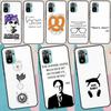 Чехол с цитатами в стиле «Офис» для Xiaomi Redmi 13C 14C 10C 12C Redmi Note 14 12 11 9 10 13 Pro 9S 10S 11S 12S