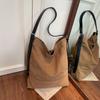 2025 новая повседневная холщовая сумка большой вместимости женская простая и модная сумка-тоут корейская версия сумка-мессенджер для поездок на работу