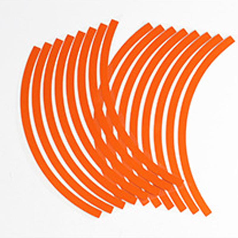 17" 18" Мотоциклетное колесо Шина Светоотражающая наклейка Водонепроницаемая лента для обода колеса Наклейки Стайлинг автомобиля Мото Декоративные аксессуары