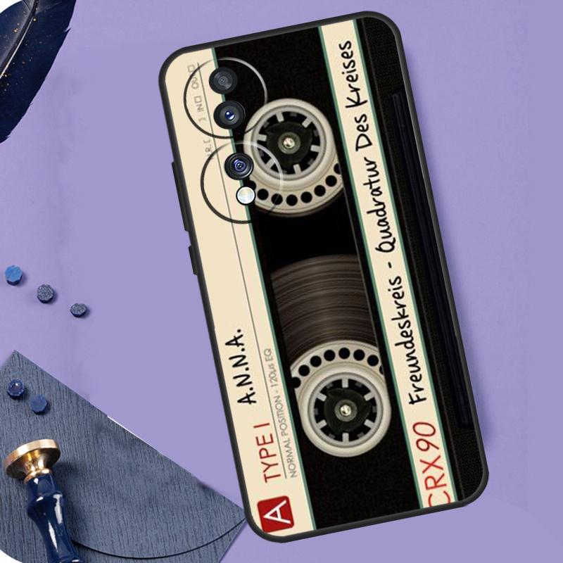 Old Cassette Tape Case For Honor Magic 8 Pro 5 6 7 Lite X9a X9b X9c X9d X8a X8b X8c 50 70 90 200 400 Pro Coque
