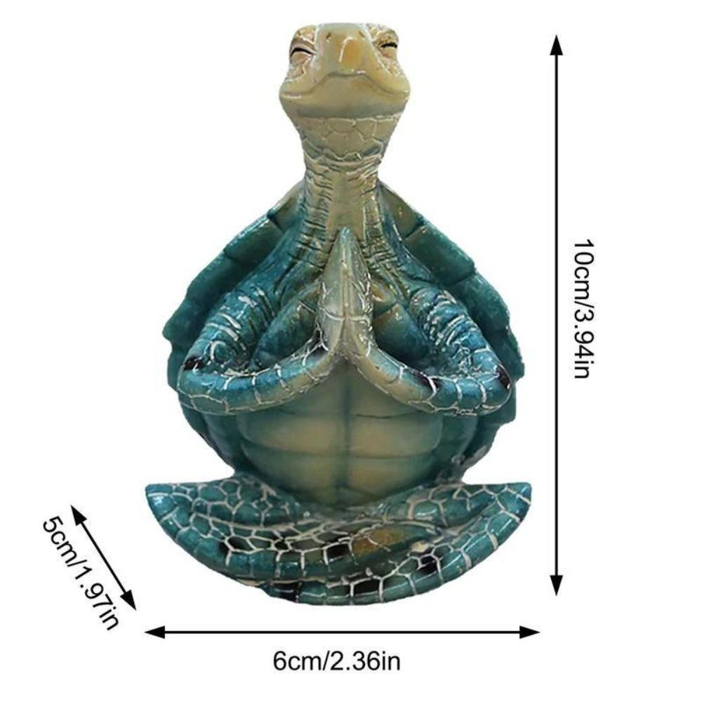 Crafts Unique For Buddha Zen Garden Statue Desktop Ornament Sea Turtle Figurine Simulated Turtle