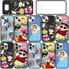 Чехол для iPhone 17 16 15 Xiaomi Poco Redmi Note 14 13 12 11 Pro Max 9 16e Samsung Galaxy S25 S24 S23 OPPO Huawei Crayon Shin Chan Shinchan Чехол для телефона