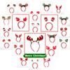Hair Accessories Antlers Reindeer Headwear Xmas Hairband Christmas Headbands Christmas Decorations