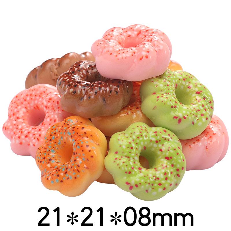 3D Hot Pot Egg Tart Bread & Cookie Resin Toy Playset