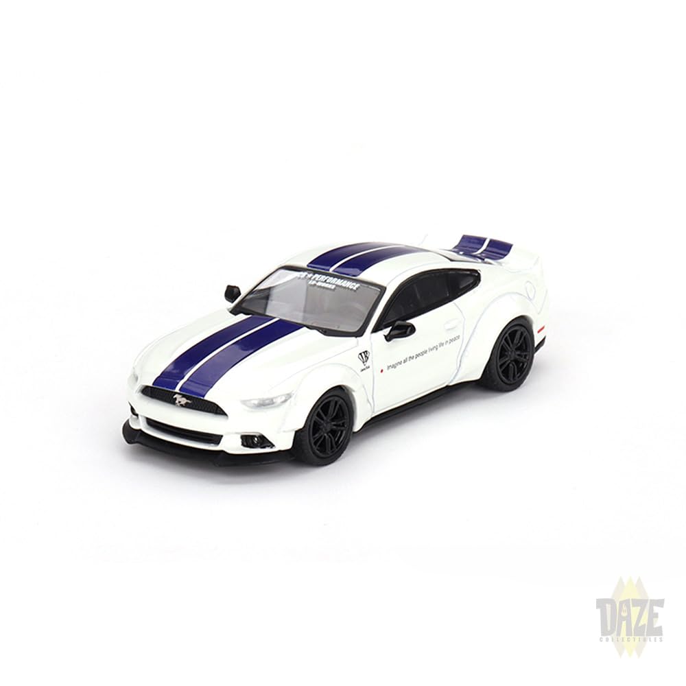 MINI GT Масштаб 1:64 США MiJo Toys Ограниченная серия LB WORKS FORD MUSTANG (WHITE) ФУНТ