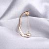 Creative Face Shape Brooch Exquisite Hollow Pin Women Shawl Lapel Suit Badge Gift Coat Outfit Accessories
