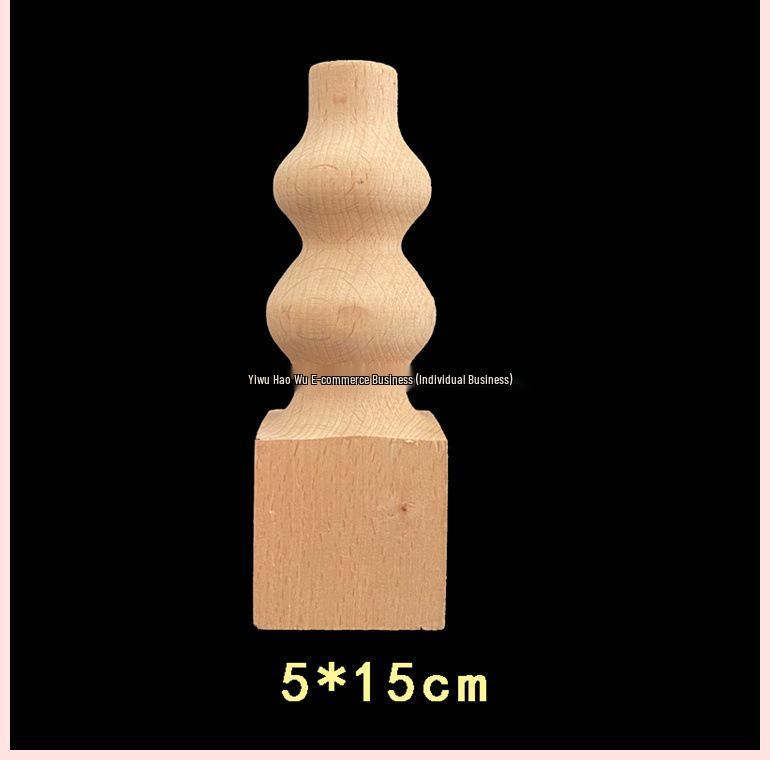 Европейская тумба из массива дерева - Декоративный резной деревянный шар для мебели и перил