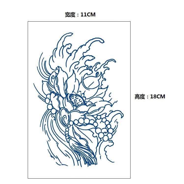 Xinyao Herbal Постепенное изменение Интернет-знаменитости Не отражают свет в течение длительного времени Не отваливаются Водонепроницаемая наклейка для татуировки Наклейка