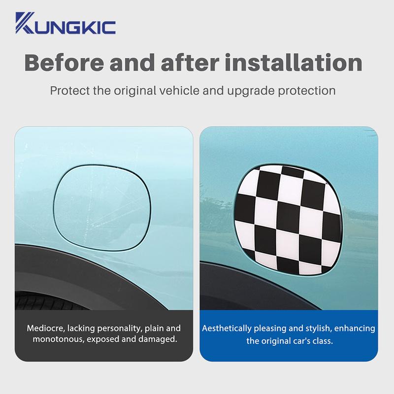 For MINI Cooper F66 2025 2026 Car Fuel Tank Cap Cover Case Housing Trim Sticker Car Styling Decoration Accessories ABS.