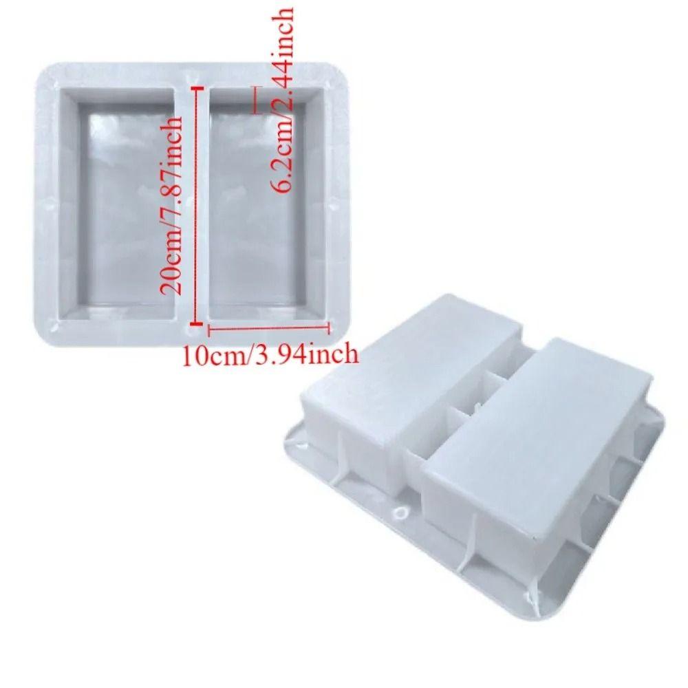 1Pcs Reusable Paving Brick Mould 20x10cm Concrete Path Maker Mold  For Lawn Patio Yard Garden