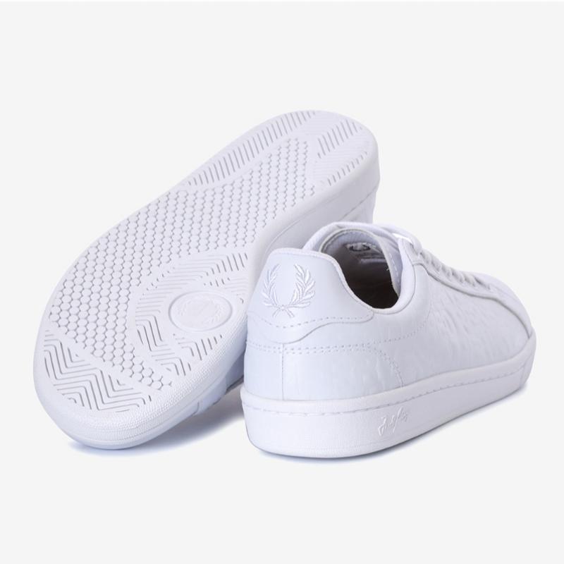 Fred Perry Уникальные кожаные кроссовки с тисненым узором B721