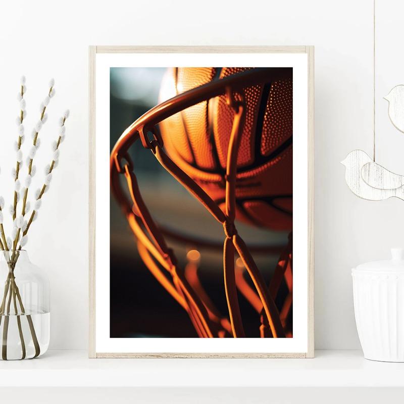 Баскетбол Мечта Вдохновляющие Цитаты Холст Настенное Искусство Картина Постер для Игроков Поклонников Гостиная Спальня Мальчика Домашний Декор Мурал