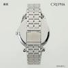 CREPHA Analog Japanese Quartz 3 ATM Water Date Simple and Stainless Steel 18mm Band Suitable for High School and Junior High School Available in White