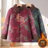 Winter Coat Women's Warm Cotton-padded Coat Old Lady Velvet Winter New Cotton-padded Jacket