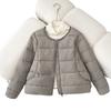 European and American light down cotton clothes women's new round neck loose leisure college cotton coat winter coat is now