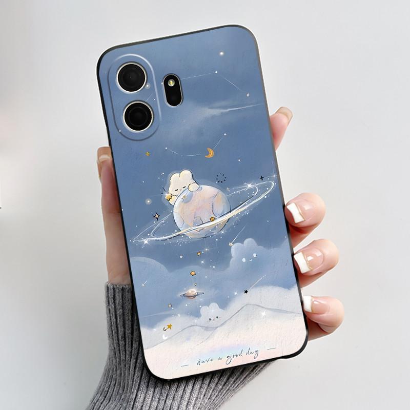 Милый Чехол Для TCL NxtPaper 70 Pro Чехол Обложка Печатный Корпус Защитная Крышка Мягкий Силикон Мультяшный Корпус Телефона Funda
