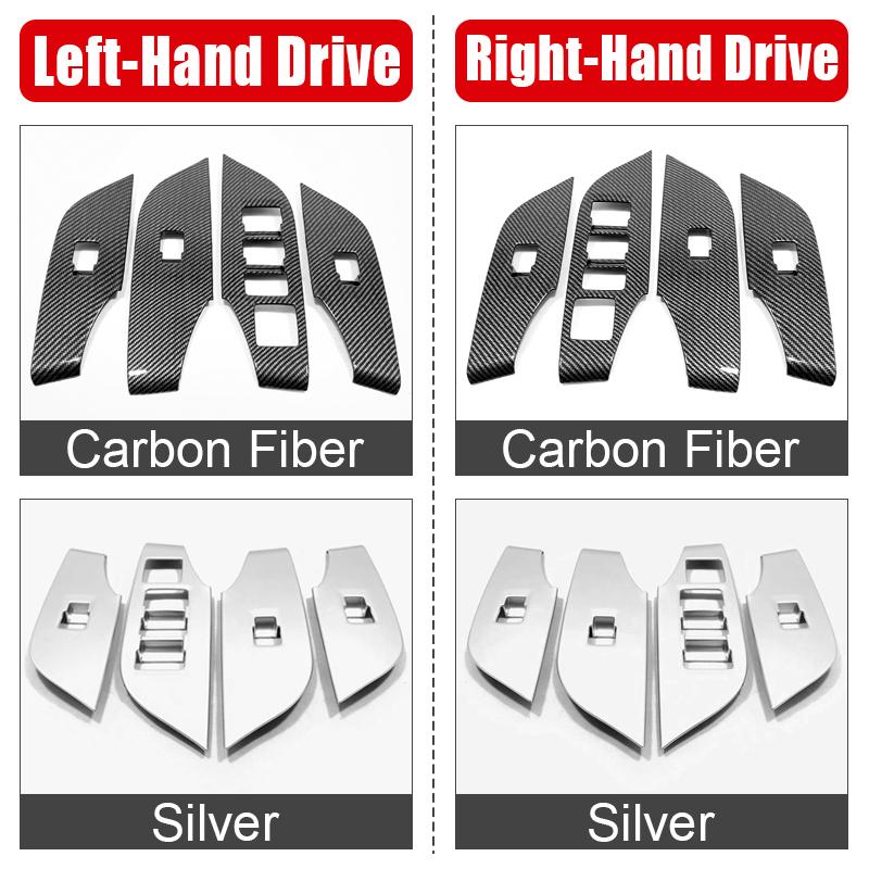 Для Toyota RAV4 XA50-2022 2023 гибридный ABS автомобильный дверной подлокотник панель оконный переключатель кнопка подъема крышка накладки