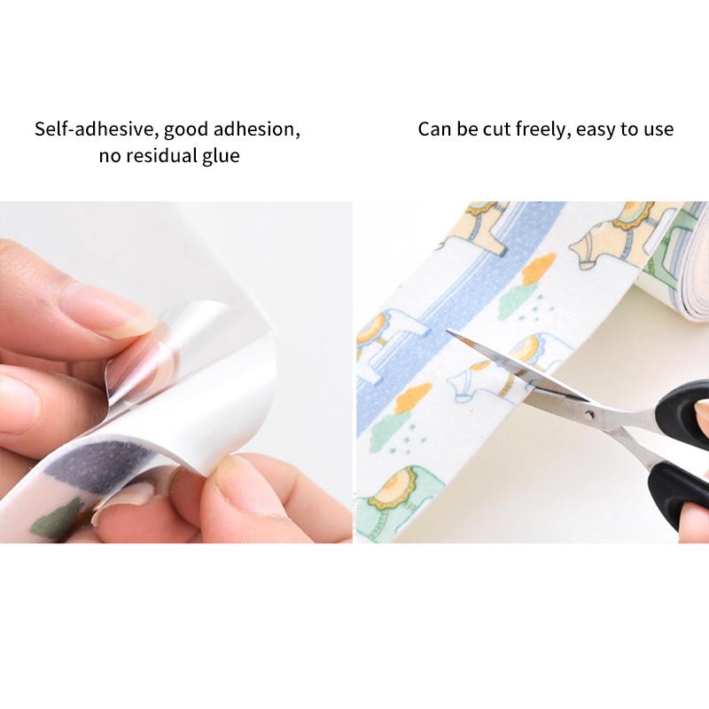 Водонепроницаемая ПВХ лента для герметизации стен ванны, самоклеящаяся лента, лента для окантовки кромок кухонной раковины, декоративная лента для дома 2,8 м