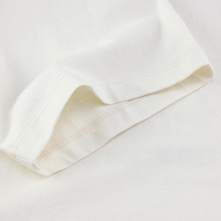 Timberland Round Neck Short Sleeve Outdoor Breathable T-Shirt Men Tops Vintage-White A6A6FCM9