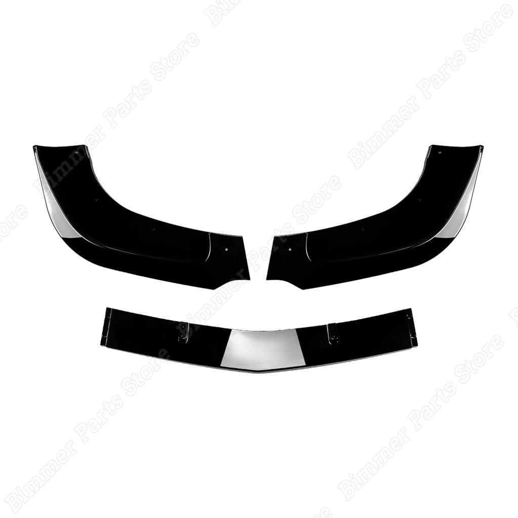 3PCS Front Bumper Lip Splitter Spoiler Diffuser Body Kits For Mercedes Benz E class Coupe C207 W207 AMG E300 E350 E500 2009-2012