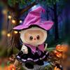 Милая одежда только для кук Labubu на Хэллоуин, костюм волшебницы, Поза 17 см, Виниловая кукла, Сменные аксессуары для кукол, игрушка, Подарок