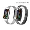 Stainless Steel Straps For Xiaomi Redmi Smart Band Pro Watchband Luxury Metal Wristbands Bracelet For Redmi Smart Band 2 Belt