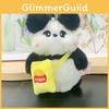 Plush Panda Keychain With Soft Cord For Backpack And Key Holder Gift