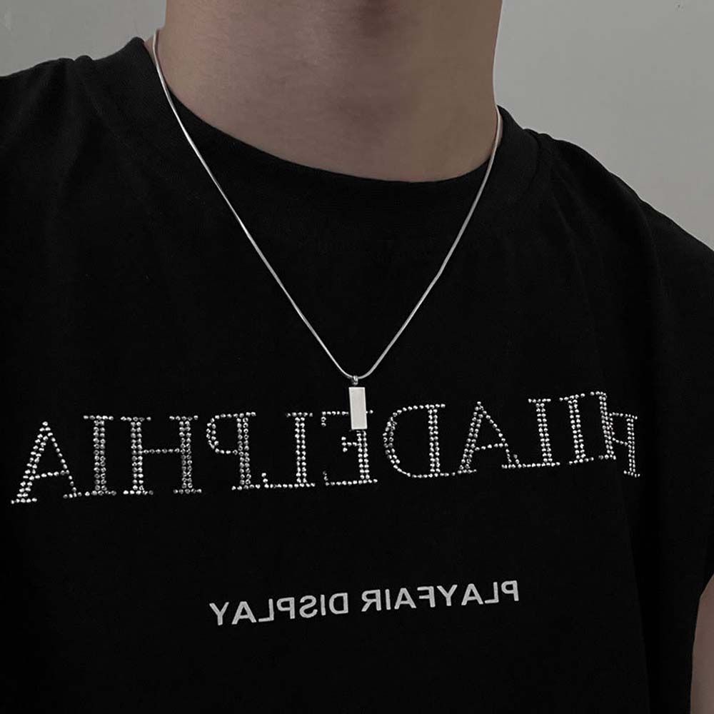 Sweater Chain Snake Bone Chain Geometric Necklace Clavicle Chain Korean Style Necklace Men Necklace
