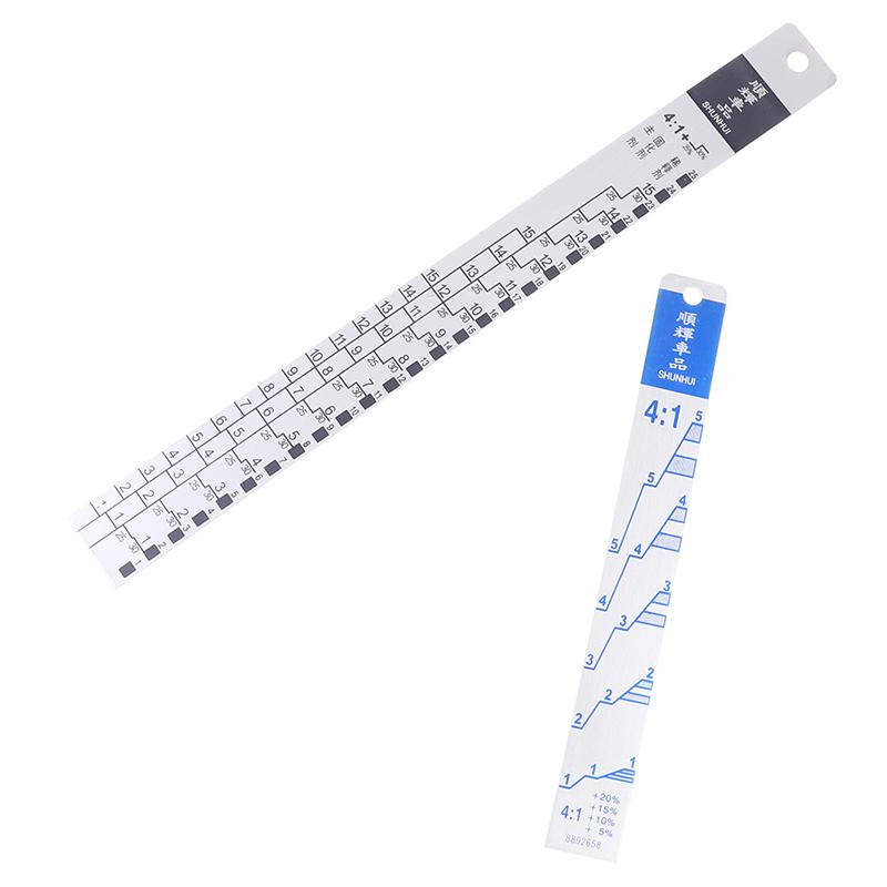 Инструмент для смешивания Стандартная линейка для автомобильной краски Подходит для автомобильной краски Линейка Инструмент для краски