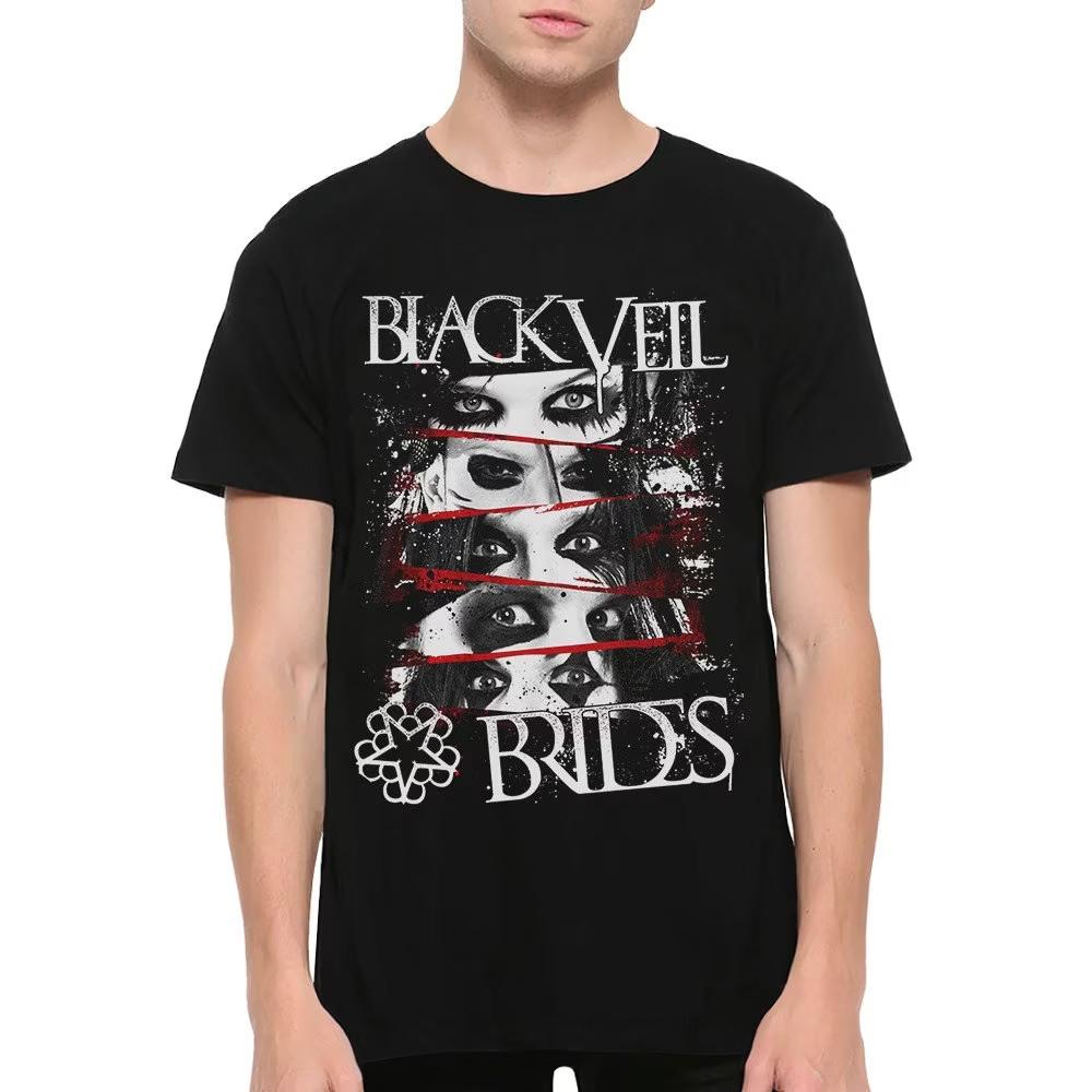 Черная футболка с принтом группы Black Veil Brides Хлопок Унисекс Футболка Все размеры S-4XL YA434 Унисекс Футболка