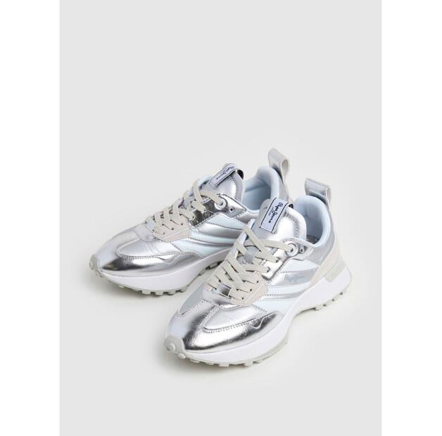 Кроссовки Pepe Jeans Original Sneak Lucky Metallic