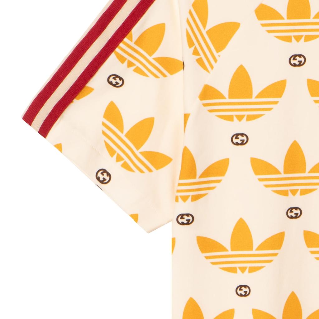 Gucci X Adidas Originals GUCCI X ADIDAS SS22 Футболка Унисекс Желтая 692114-XJEKN-9175