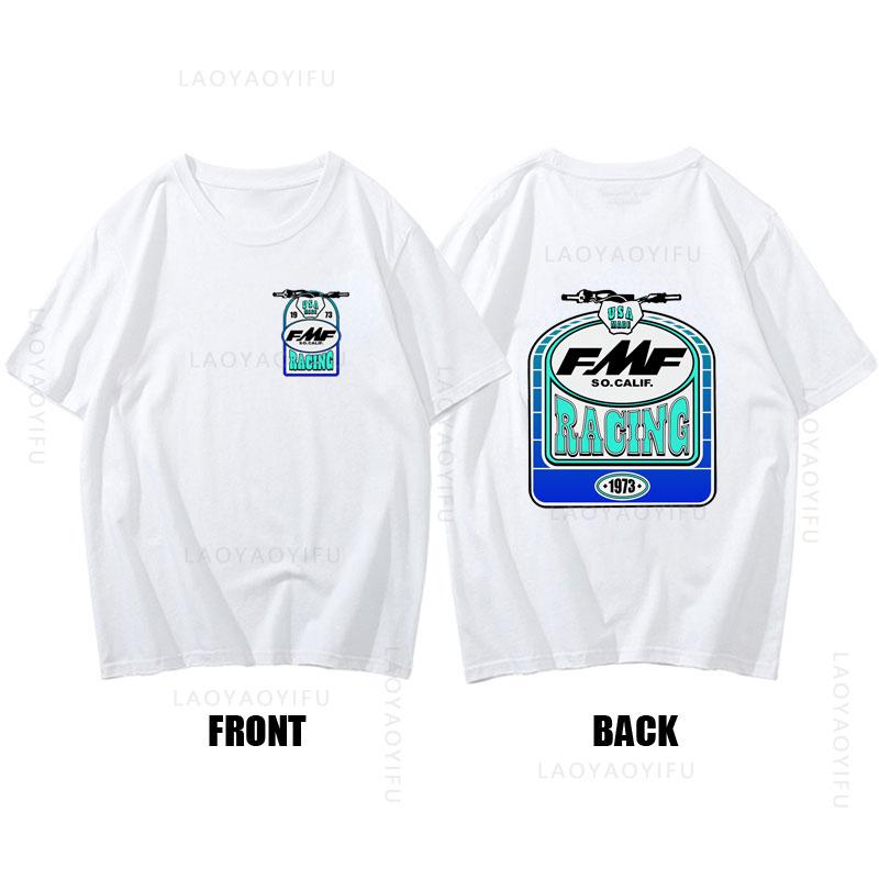 Горячая Распродажа FMF Racing Exhaust Ama Motocross Tee Round Neck Fashion Clothing Short Sleeves Summer Mens Cool Top 100% Cotton T Shirt