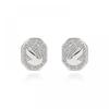 Swarovski 5621097 Swan Signum Swan Stud Earrings