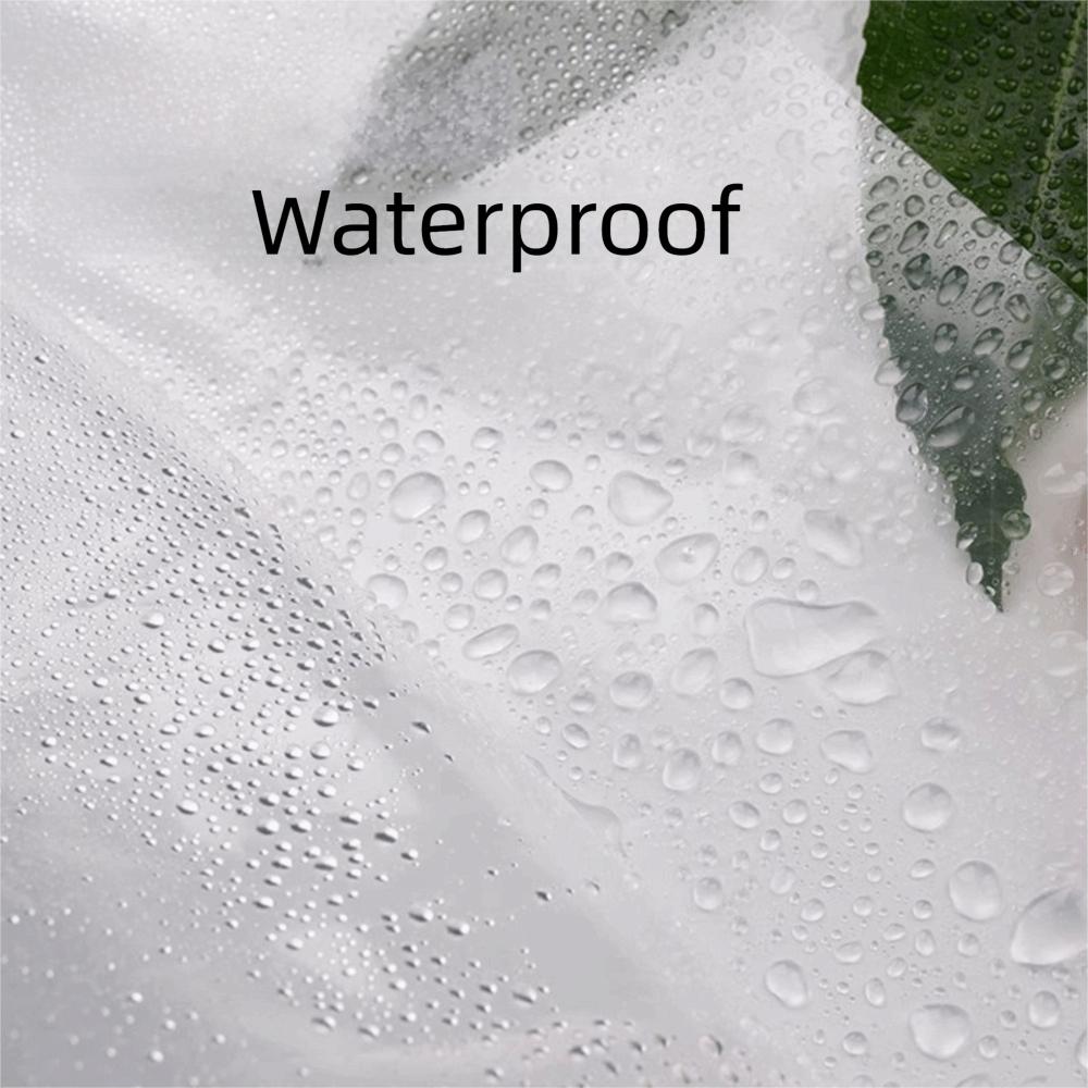 With Hooks Transparent Bathroom Curtain Liner Bathtub Partition Curtain Home Decoration