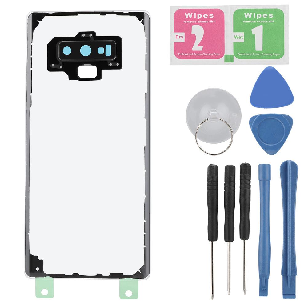 For Note9 N960 Transparent Battery Back Cover Replacement with Tools (Blue)