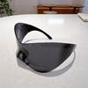New Fashion Vintage Ladies Cat Eye Oversized Sunglasses Women Luxury Brand Designer Goggle Sun Glasses for Man