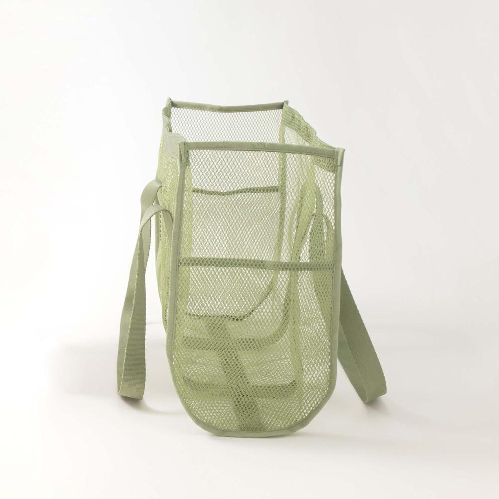 Милая большая многофункциональная сетчатая дышащая сумка-тоут для отдыха и путешествий, большая вместительная сумка для хранения, сумка для покупок, сумка-органайзер для дома