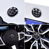 Эмблема на капот для BMW, логотип 81 мм, черно-белый + Задняя эмблема 74 мм + Колпак ступицы колеса 68 мм + Наклейка на руль 56 мм, 46 мм