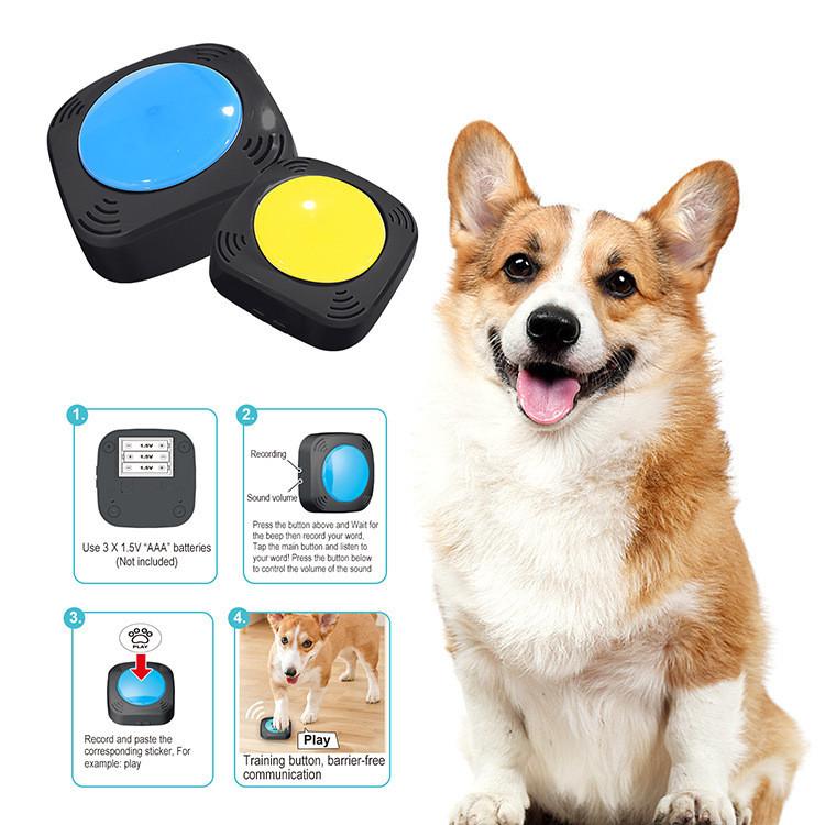 Talking Pet Training Toy Plastic Dog Buttons Set For Communication And Teaching Your Pet